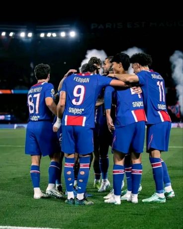 Victoire du Paris Saint-Germain face au FC Barcelone