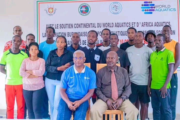 Formation de niveau 2 pour entraîneurs de natation au Burundi