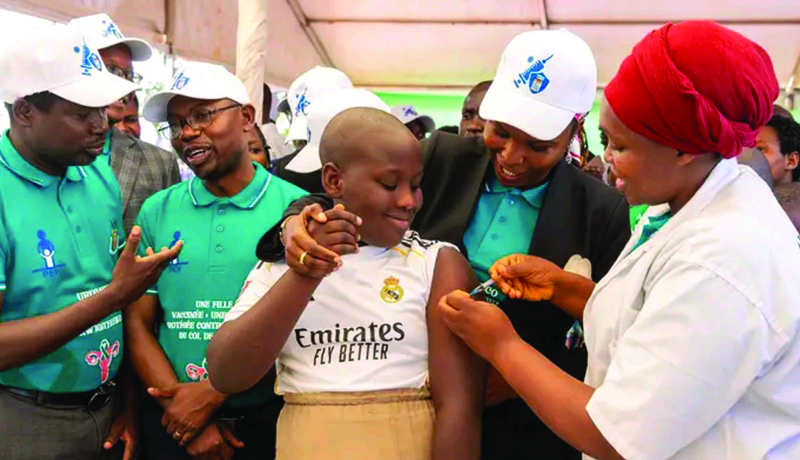 Lancement de la campagne de vaccination contre le cancer du col de l'utérus au Burundi