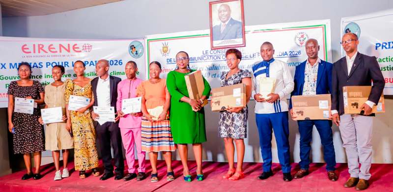 Les Prix Médias 2026 célèbrent l'excellence journalistique et la parité et renforcent le rôle des médias au Burundi