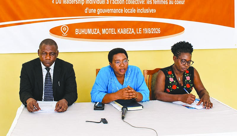 Renforcer le leadership féminin au Burundi : Vers une gouvernance locale inclusive