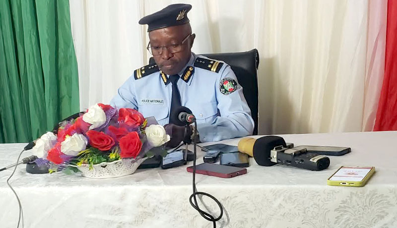 Emmanuel Ndayiziga, général major de Police et inspecteur général adjoint de la police nationale